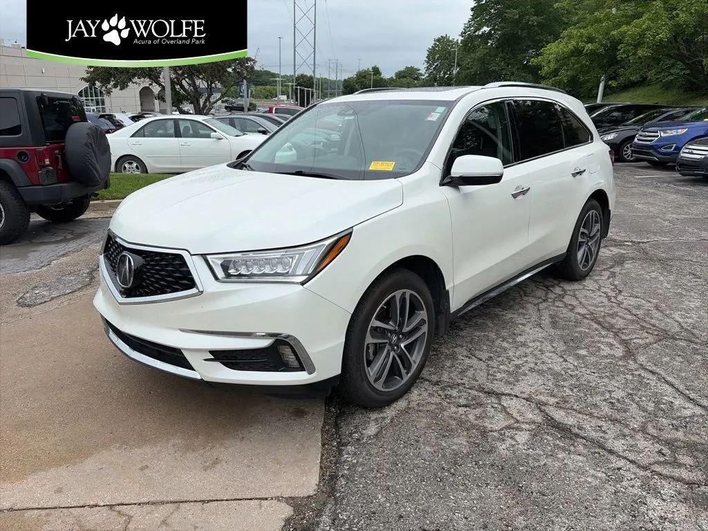 White 2017 Acura MDX w/Advance Pkg for sale in Overland Park, KS