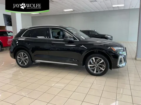 Black 2023 Audi Q5 S line Premium Plus for sale in Overland Park, KS