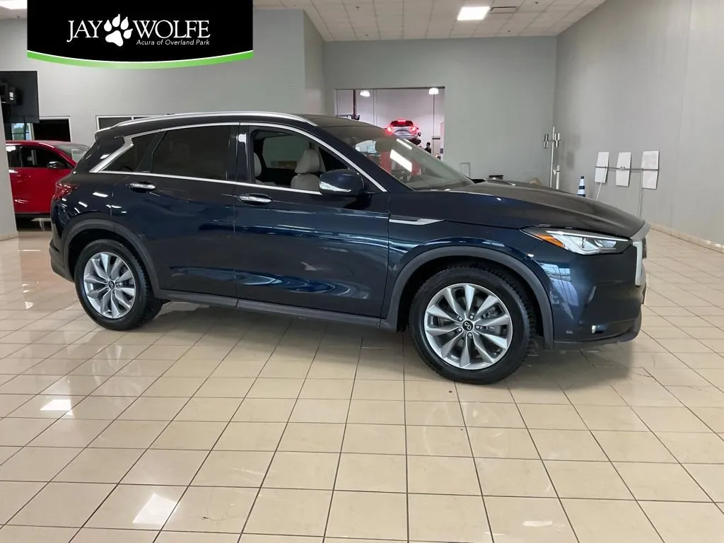 Used 2022 INFINITI QX50 Luxe with VIN 3PCAJ5BA4NF105539 for sale in Kansas City