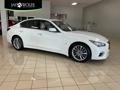 White 2019 INFINITI Q50 3.0t LUXE for sale in Overland Park, KS