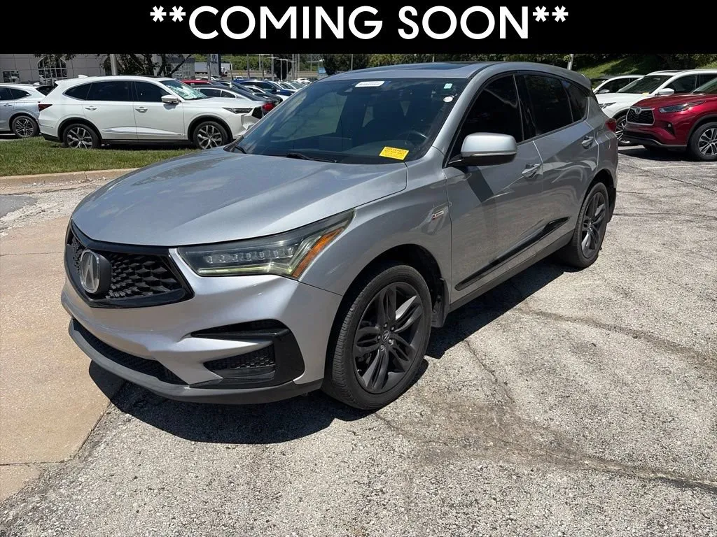 Silver 2019 Acura RDX w/A-Spec Pkg for sale in Overland Park, KS