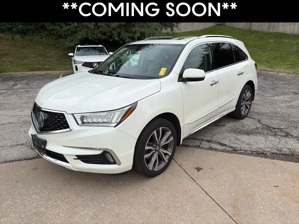 White 2019 Acura MDX w/Advance Pkg for sale in Overland Park, KS