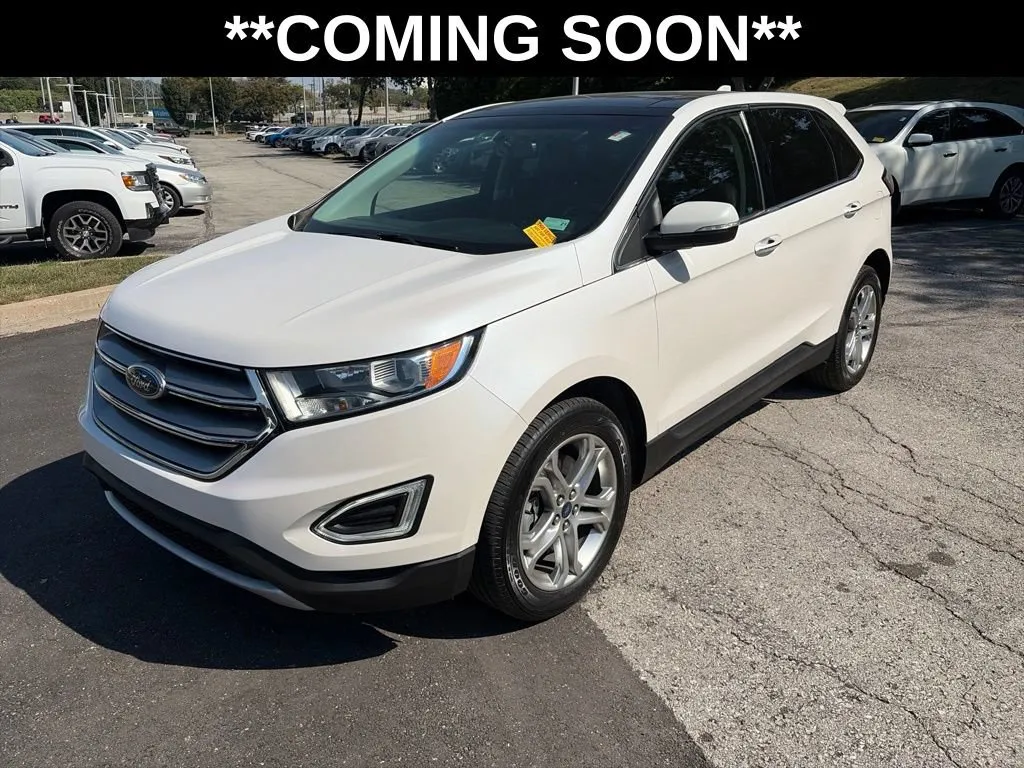 White 2017 Ford Edge Titanium for sale in Overland Park, KS