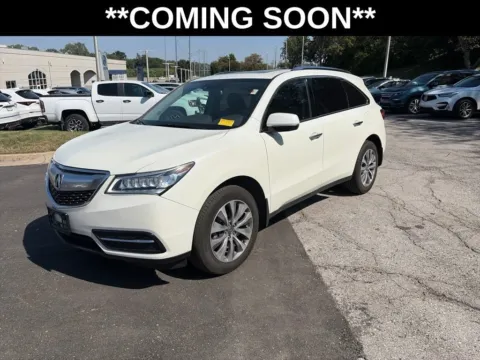 White 2015 Acura MDX Tech Pkg for sale in Overland Park, KS
