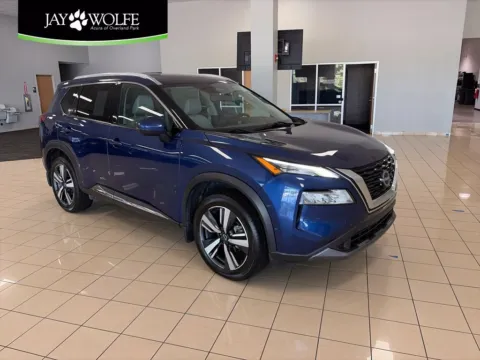 Blue 2023 Nissan Rogue SL for sale in Overland Park, KS