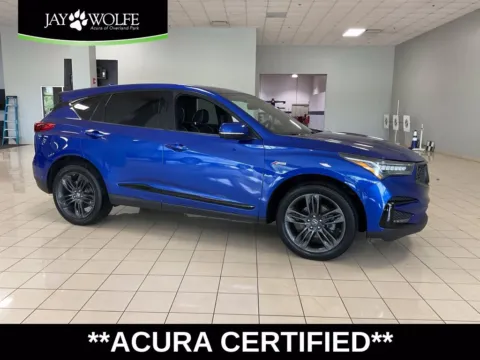 Blue 2021 Acura RDX w/A-Spec Package for sale in Overland Park, KS