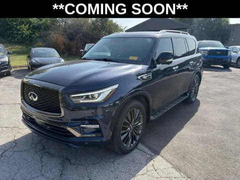 Blue 2021 INFINITI QX80 PREMIUM SELECT for sale in Overland Park, KS