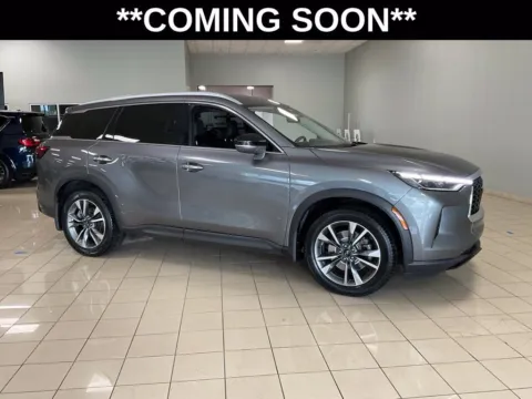 Gray 2023 INFINITI QX60 LUXE for sale in Overland Park, KS