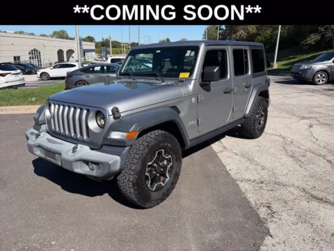Silver 2019 Jeep Wrangler Unlimited Sport S for sale in Overland Park, KS