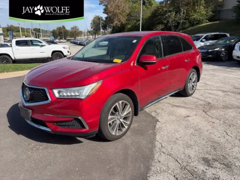 Red 2019 Acura MDX w/Technology Pkg for sale in Overland Park, KS