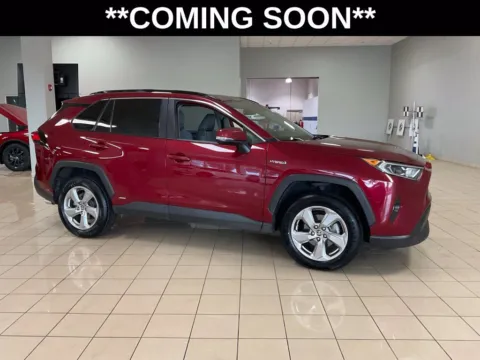 Red 2021 Toyota RAV4 XLE Premium for sale in Overland Park, KS