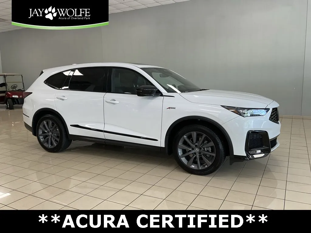 White 2025 Acura MDX w/A-Spec Package for sale in Overland Park, KS