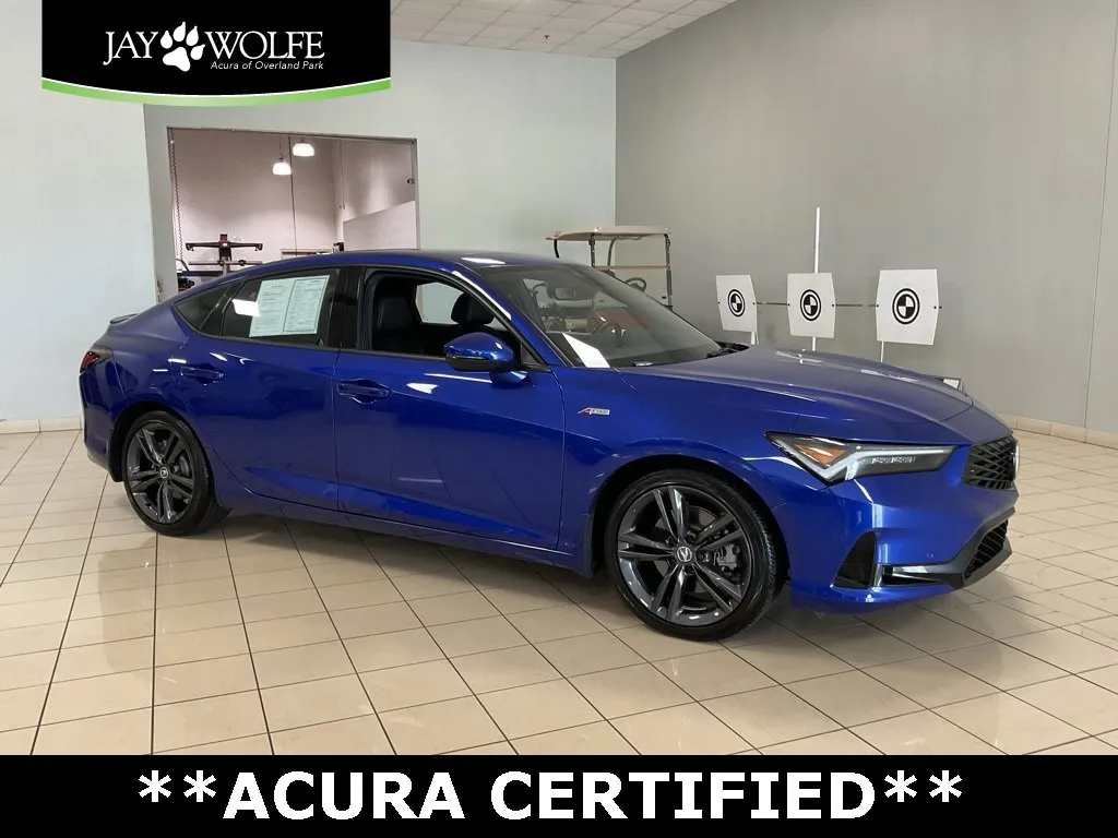 Blue 2025 Acura Integra w/A-Spec Technology Package for sale in Overland Park, KS