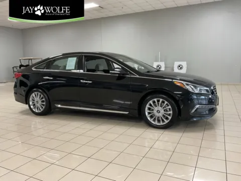 Black 2015 Hyundai Sonata 2.4L Limited for sale in Overland Park, KS