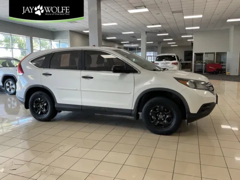 White 2013 Honda CR-V LX for sale in Overland Park, KS