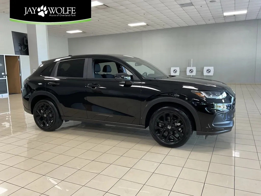 Black 2025 Honda HR-V Sport for sale in Overland Park, KS