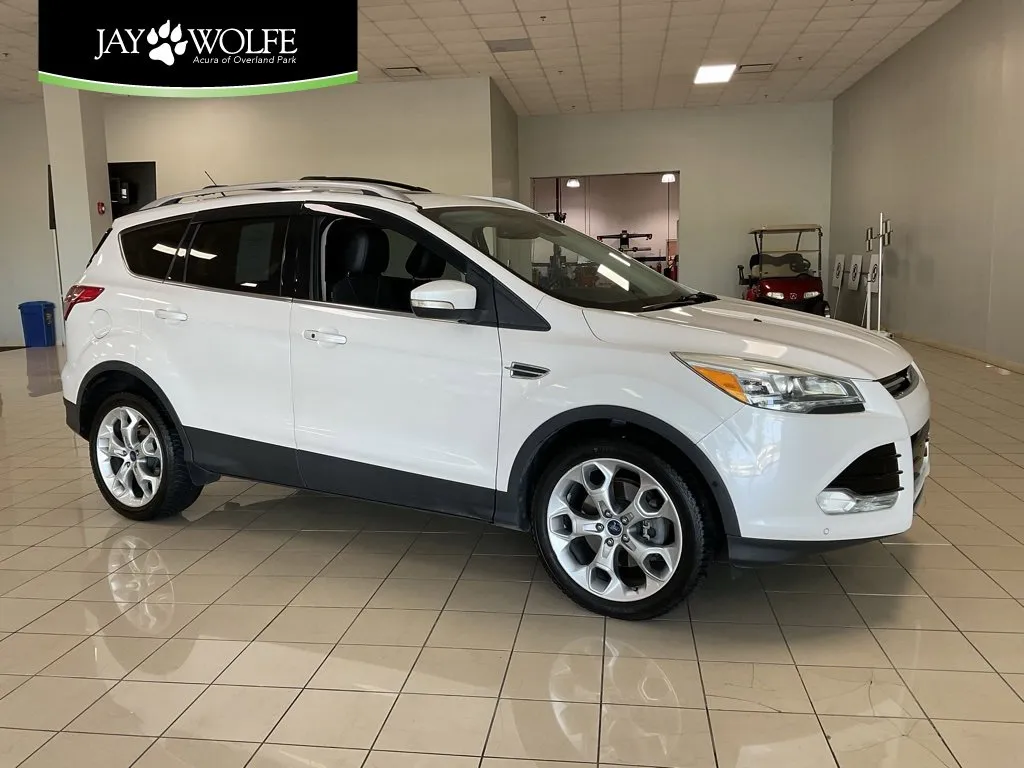 White 2013 Ford Escape Titanium for sale in Overland Park, KS