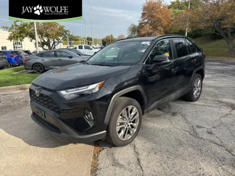 Black 2024 Toyota RAV4 XLE Premium for sale in Overland Park, KS