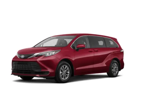 Red 2024 Toyota Sienna LE for sale in Overland Park, KS