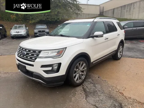 White 2016 Ford Explorer Limited for sale in Overland Park, KS