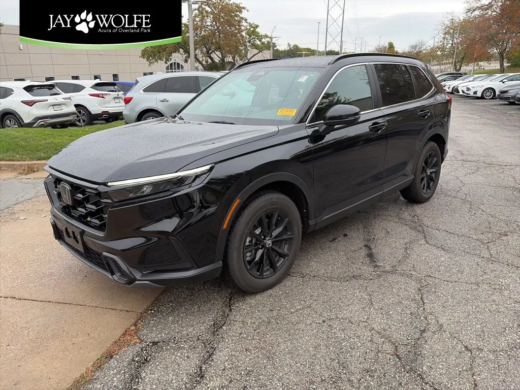 Black 2025 Honda CR-V Hybrid Sport for sale in Overland Park, KS