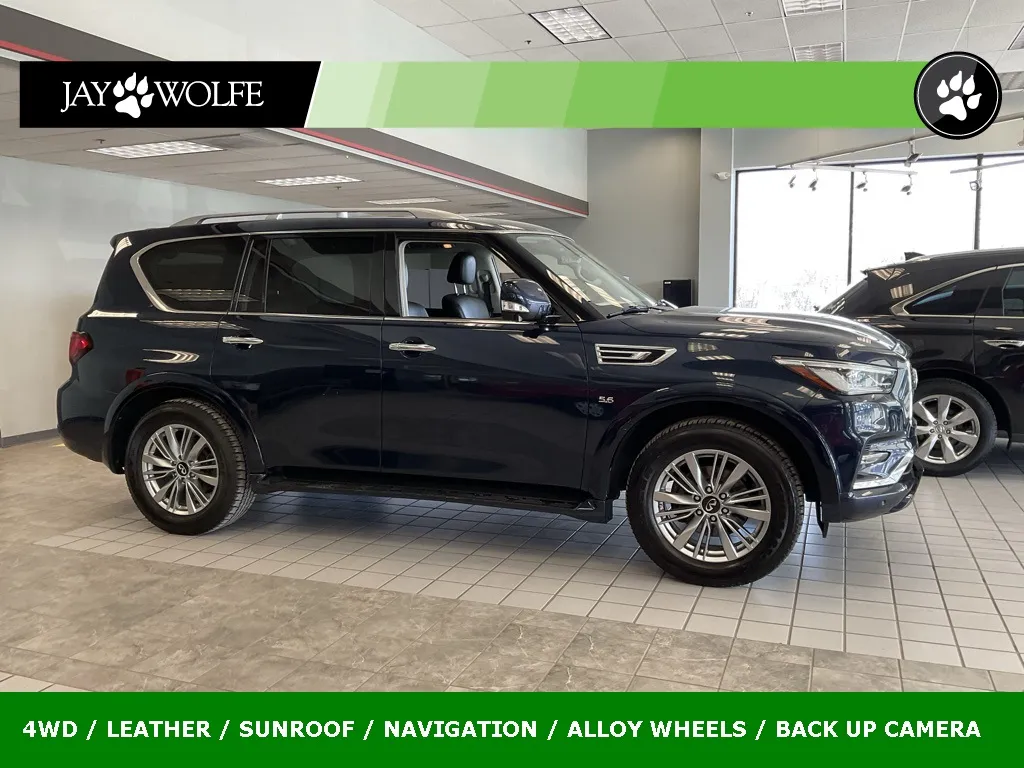 Blue 2020 INFINITI QX80 LUXE for sale in Kansas City, MO