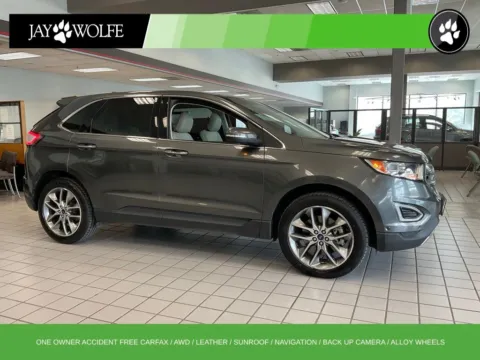 Gray 2016 Ford Edge Titanium for sale in Kansas City, MO