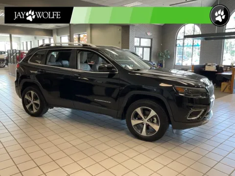 Black 2021 Jeep Cherokee Limited for sale in Kansas City, MO
