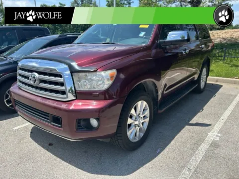 Red 2011 Toyota Sequoia Platinum for sale in Kansas City, MO