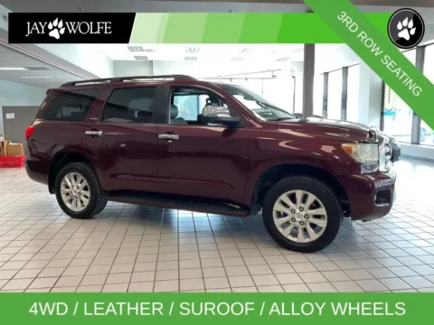 Red 2011 Toyota Sequoia Platinum for sale in Kansas City, MO