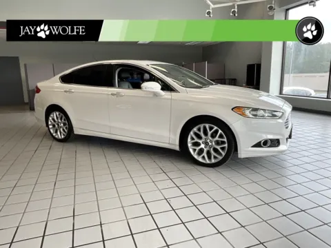 White 2014 Ford Fusion Titanium for sale in Kansas City, MO