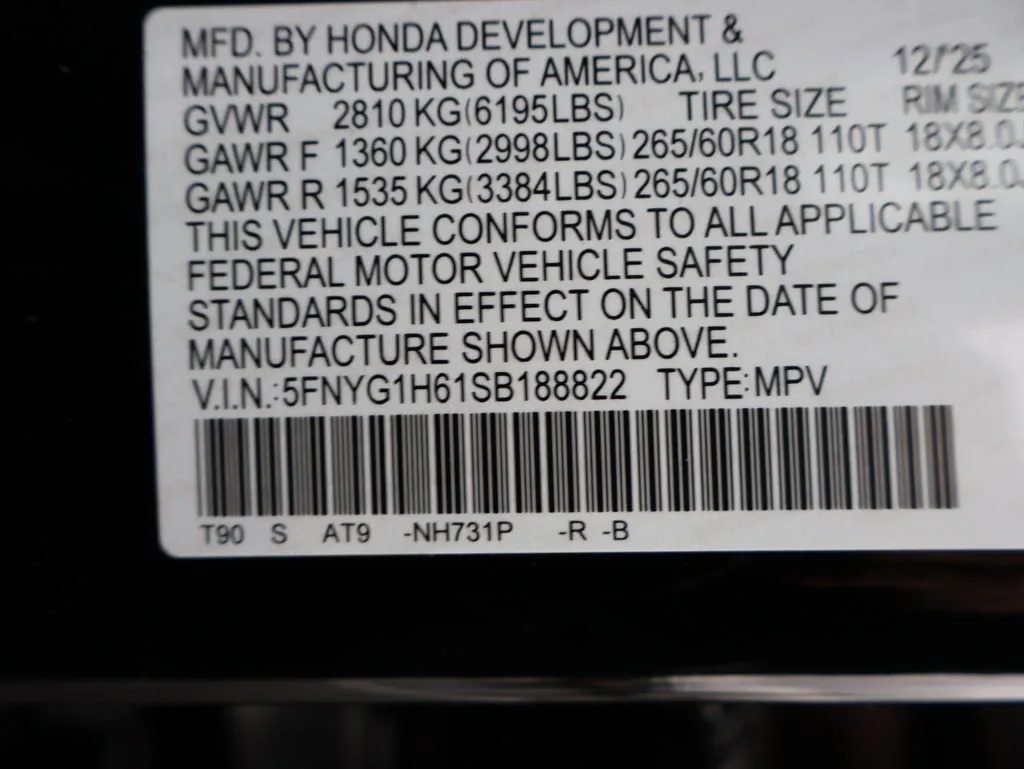 2025 Honda Pilot TrailSport - Photo 36