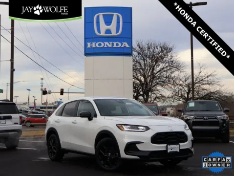 White 2024 Honda HR-V Sport for sale in Kansas City, MO