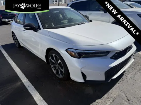 White 2026 Honda Civic Hatchback Hybrid Sport Touring for sale in Kansas City, MO