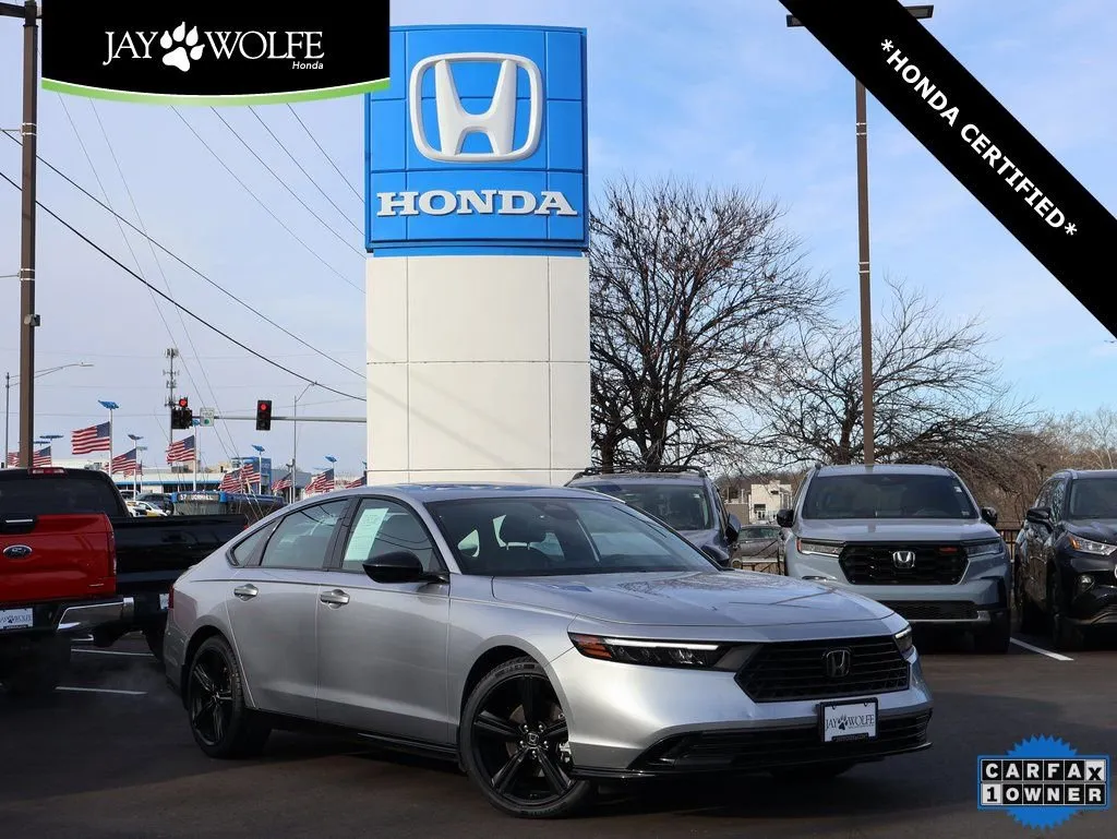 Used 2023 Honda Accord Hybrid Sport-L with VIN 1HGCY2F75PA070511 for sale in Kansas City