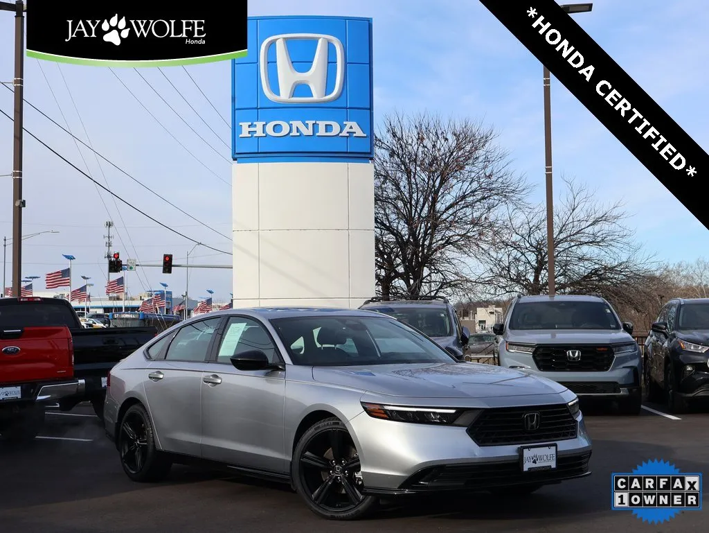Used 2023 Honda Accord Hybrid Sport-L with VIN 1HGCY2F75PA070511 for sale in Kansas City