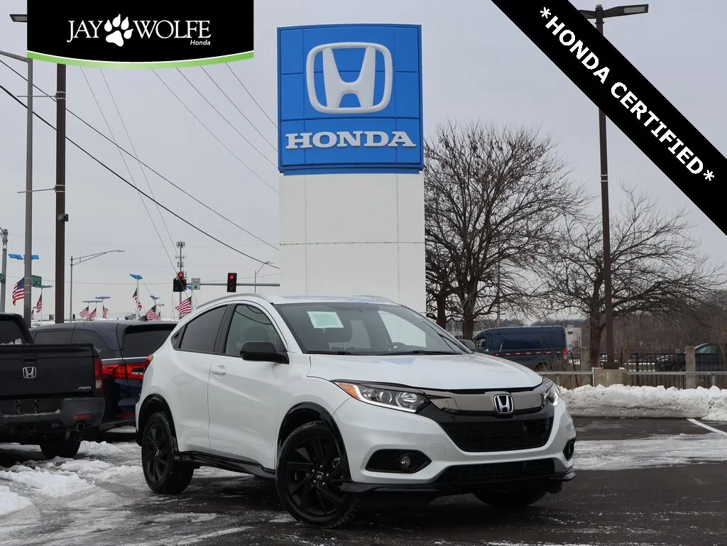 Used 2021 Honda HR-V Sport with VIN 3CZRU6H10MM739457 for sale in Kansas City