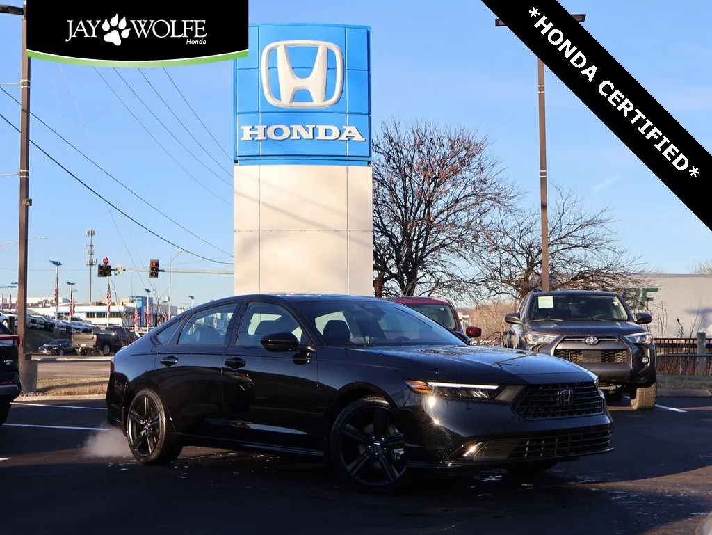 Black 2025 Honda Accord Hybrid Sport-L for sale in Kansas City, MO