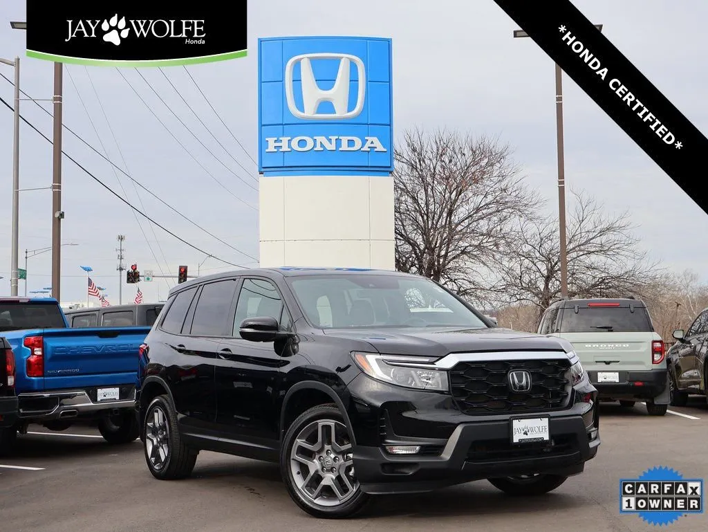 Black 2023 Honda Passport EX-L for sale in Kansas City, MO