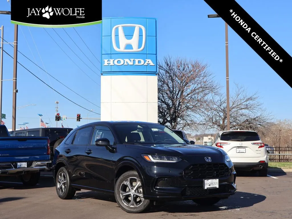 Black 2023 Honda HR-V EX-L for sale in Kansas City, MO