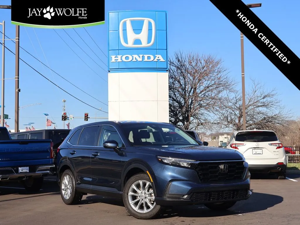 Blue 2024 Honda CR-V EX for sale in Kansas City, MO