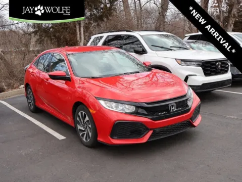 Red 2018 Honda Civic Hatchback LX for sale in Kansas City, MO