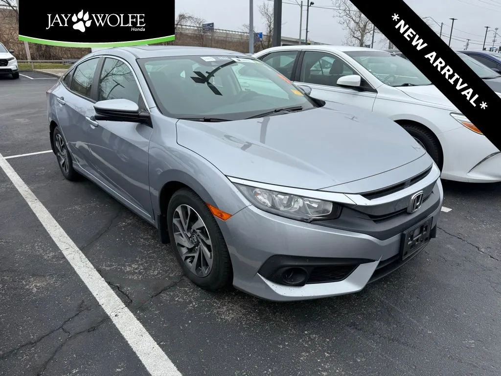 Silver 2018 Honda Civic Sedan EX for sale in Kansas City, MO