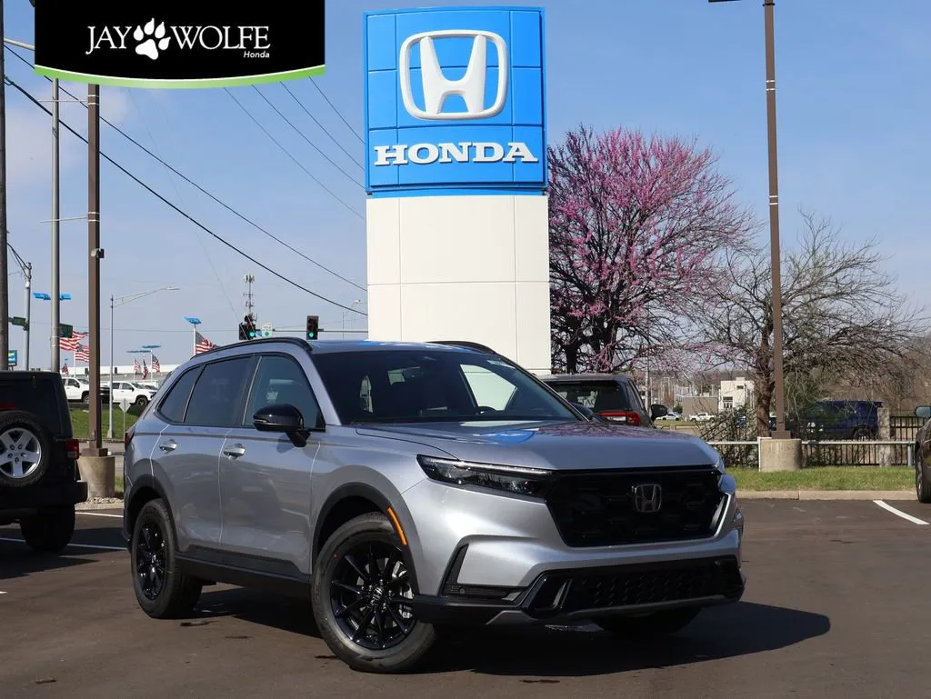 Silver 2026 Honda CR-V Hybrid Sport-L for sale in Kansas City, MO