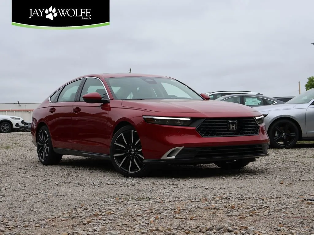 Red 2026 Honda Accord Hybrid Touring for sale in Kansas City, MO