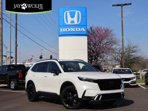 White 2023 Honda CR-V Hybrid Sport Touring for sale in Kansas City, MO