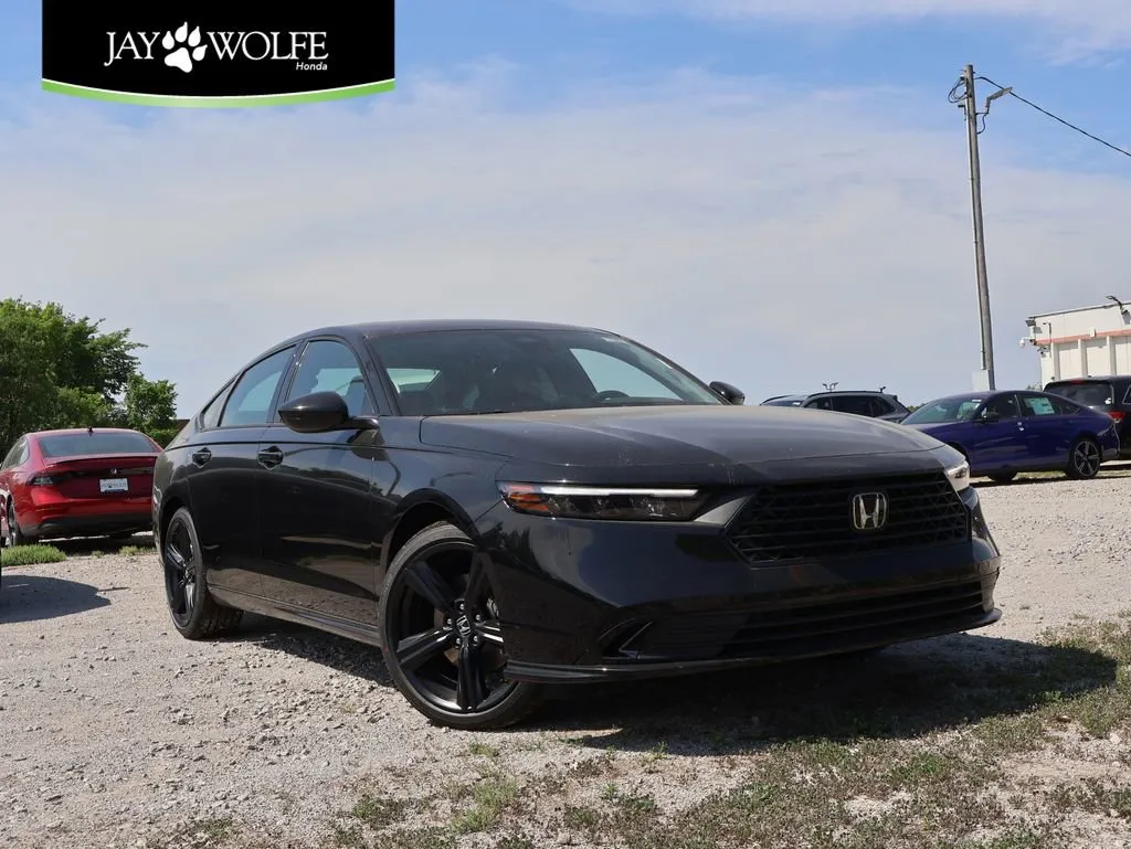 Black 2026 Honda Accord Hybrid Sport-L for sale in Kansas City, MO