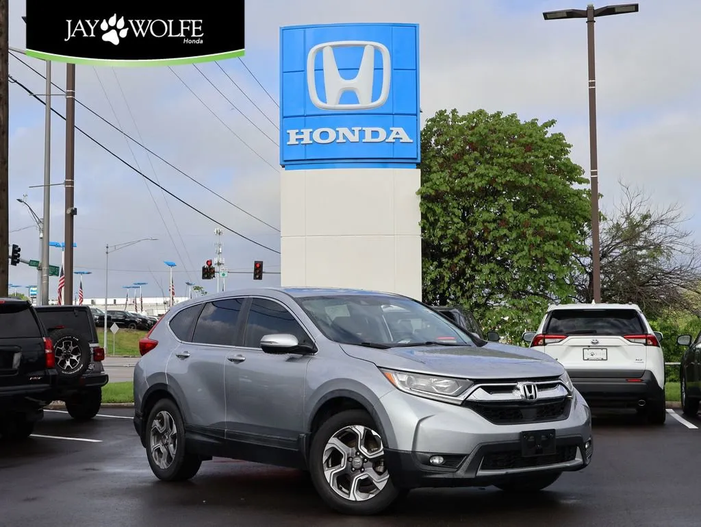 Used 2018 Honda CR-V EX-L with VIN 7FARW1H83JE033202 for sale in Kansas City