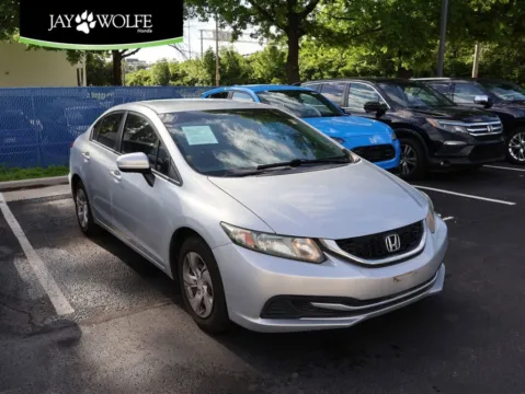 Silver 2015 Honda Civic Sedan LX for sale in Kansas City, MO