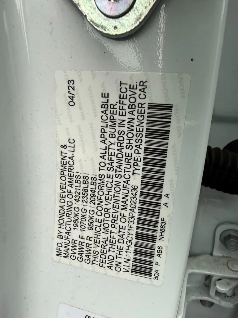2023 Honda Accord EX - Photo 11